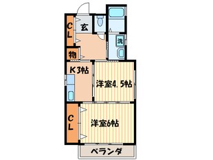 コ－ポＡの物件間取画像